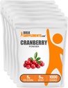 BulkSupplements.com Pudră de merişoare - Suplimente de merişoare pentru femei şi bărbaţi, Cranberries uscate Neîndulcite - Gluten gratuit & Sugar Free, 5g per Servire, 1kg (2,2 Pound) (Pachet de 1)