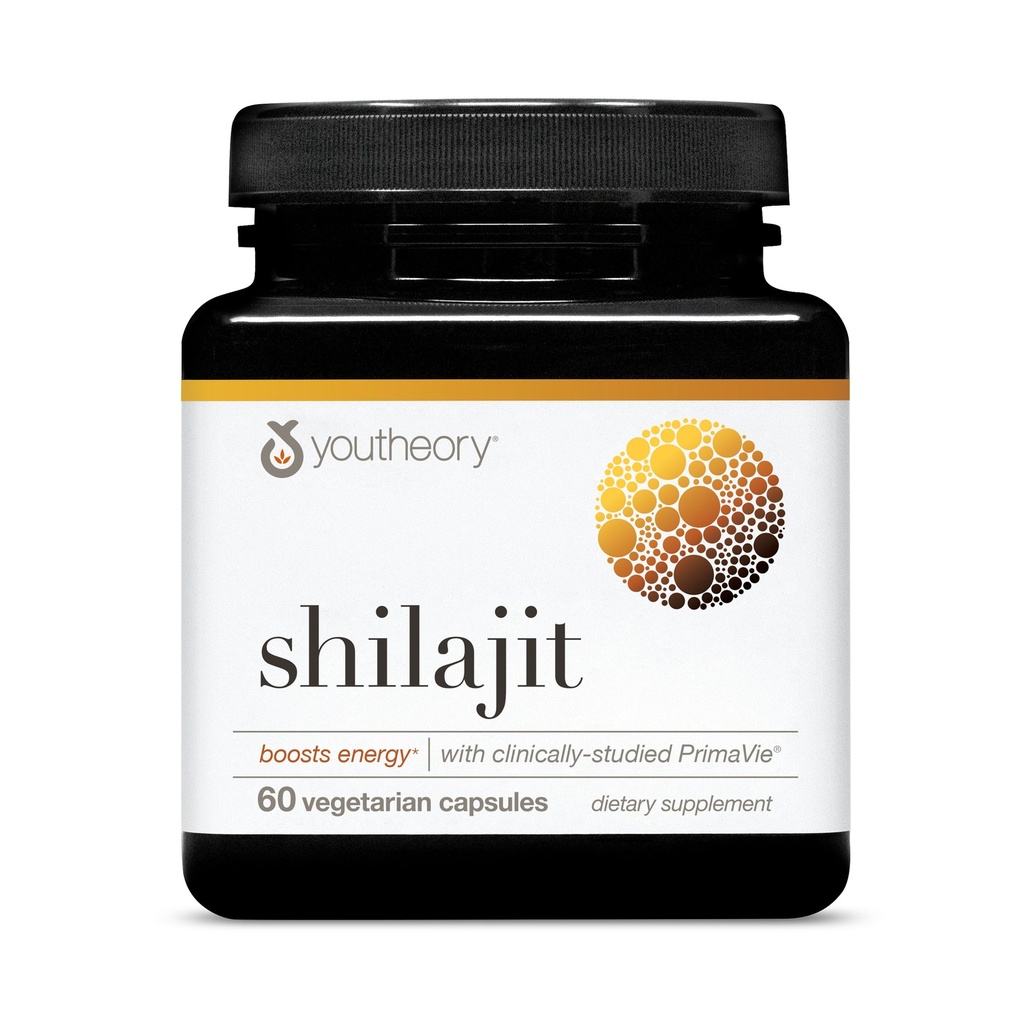 Tutoria Shilaj - capsule de 500 mg Shilajit - Suplimentul energetic - Shilajit sprijină rezistenţa şi rezistenţa - Pure Himalayan Shilajit - Gluten, Dairy & Soy Free - 60 Capsule vegetariene