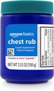 Amazon Basics Chest Rub Cough Supressant și Topical Analgesic Ointment, 3.53 Ounce