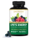 Energie de zi cu zi avansat Multivitamine pentru bărbați și femei, energie și sprijin imunitar supliment cu super-verzi - antioxidanți și enzime - Fier gratuit, vegetarian, 120 comprimate de norocul vieții