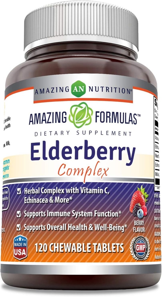 Amazing Formulas Elderberry Complex Supliment 