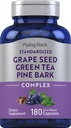 Piping Rock Seed de struguri, Green Tea & Pine Bark Complex 