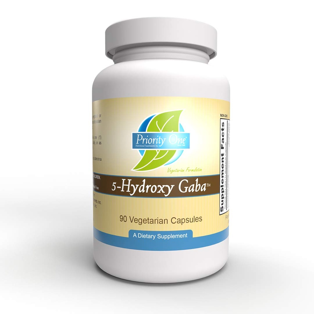 Prioritatea 1 Vitamine 5 Hidroxixiga GABA (Gamma aminobutiric acid) (5HTP) * 90 Capsule vegetariene