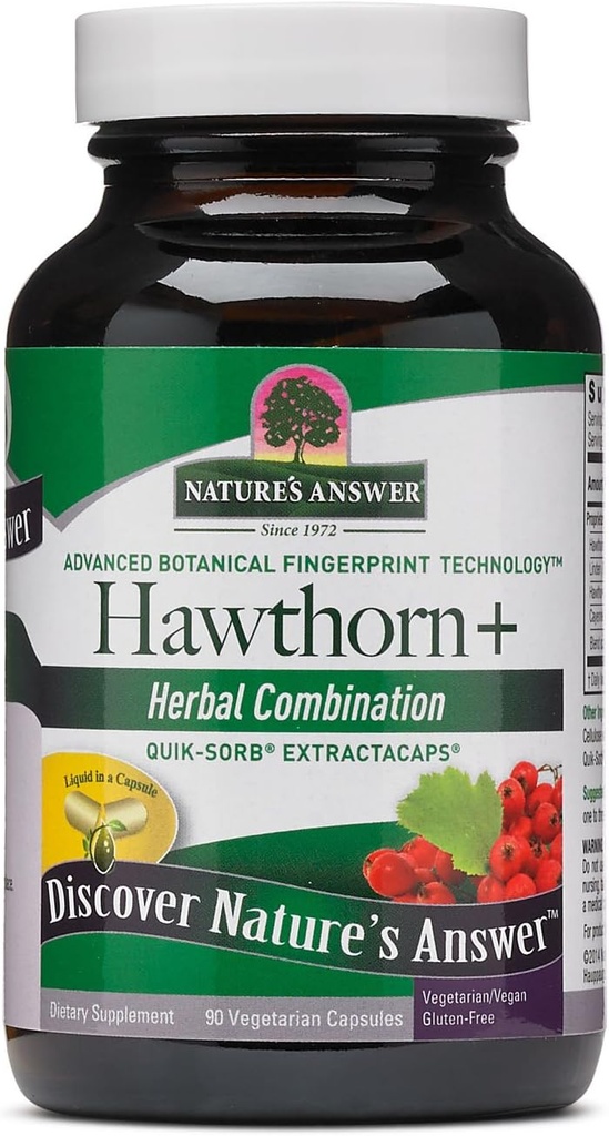 Raspunsul Naturii Hawthorn Berry 90-Capsules 