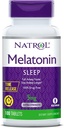 Natrol timp-Release Melatonina 5 mg, Supliment alimentar pentru somn odihnitor *, 100 comprimate (Pachet de 2, 200 zile de aprovizionare