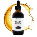 Zatural Black Seed Oil Nigella Sativa Cold Presed Cumin Oil Digestion, Skin, Brain, Imune, Joints & More (4 Fl Oz)