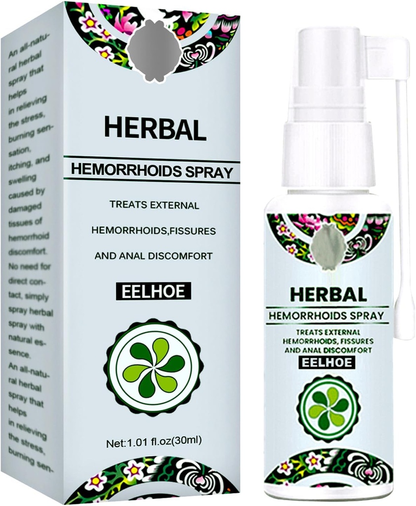 Tratamentul hemoroizilor - Relief rapid cu hemocare Hemoroizi Herbal Spray & Analese Numb Cream (1 PCS)
