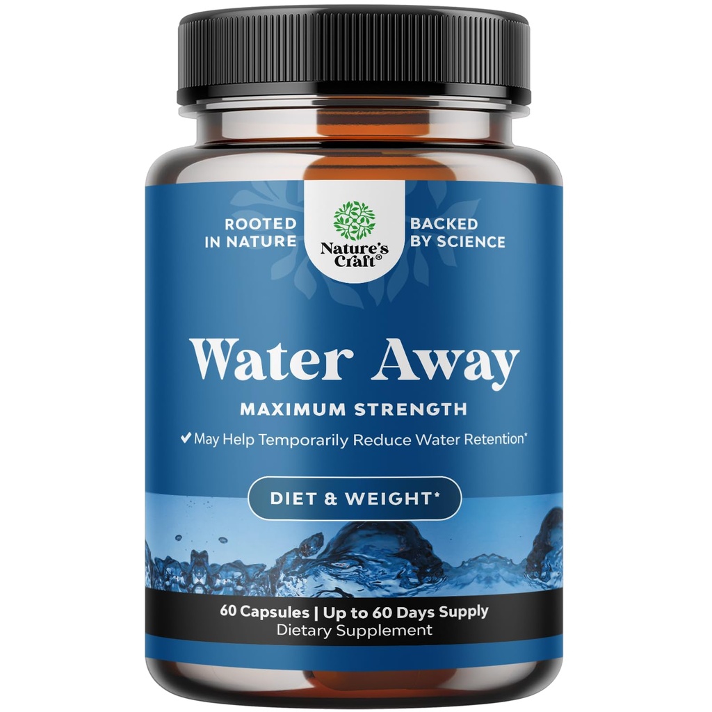 Natural Diuretic apă Pastile de departe Vitamina B6 Potasiu & Dandelion Root Extract de apă Retenţie Anti-Blooting şi Umflare Capsule pierdere în greutate pentru femei şi bărbaţi cu ceai verde antioxidant de bio sens
