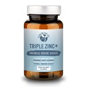 Lozene triple de zinc - 3 forme de glicinat biodisponibil de zinc, Citrat de zinc, Aspartat de zinc - Zinc Suport imun Supliment Echinacea, Slippery Elm, OPC, Vitamina C, Sucanat miere