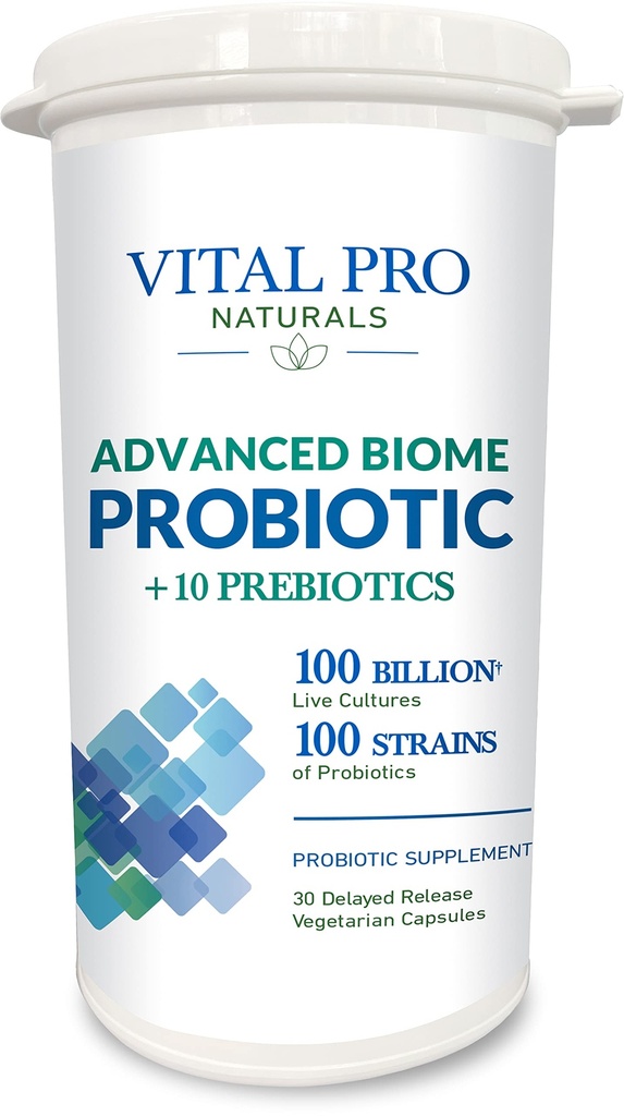 Vital Pro Naturals - Biome Probiotic avansat Plus Prebiotice 30 Capsule