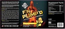 'Merica Labz F'N Pump'D Stimulant Free, Nitricoxid,Fully Dosed, Pump PreWorkout Powder (20 Serviri) (Upside Down Ananas)