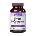 Bluebonnet Nutrition Stress Relief B Complex Capsule vegetale, Vitamina B6, B12, Biotin, Folate, Vegan, Gluten & Soy & Milk Free, Kosher, Unflavored, 100 Conte