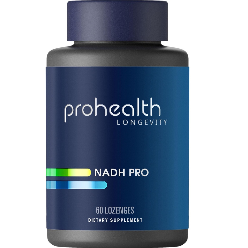 ProHealth NADH Pro - Boost NAD+ (25 mg, 60 de pastile cu acţiune rapidă) Boost Energy, Memory and Focus 