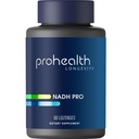 ProHealth NADH Pro - Boost NAD+ (25 mg, 60 de pastile cu acţiune rapidă) Boost Energy, Memory and Focus 