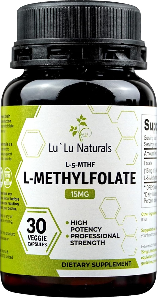 Lu'Lu Naturals L Methylfolate 15mg
