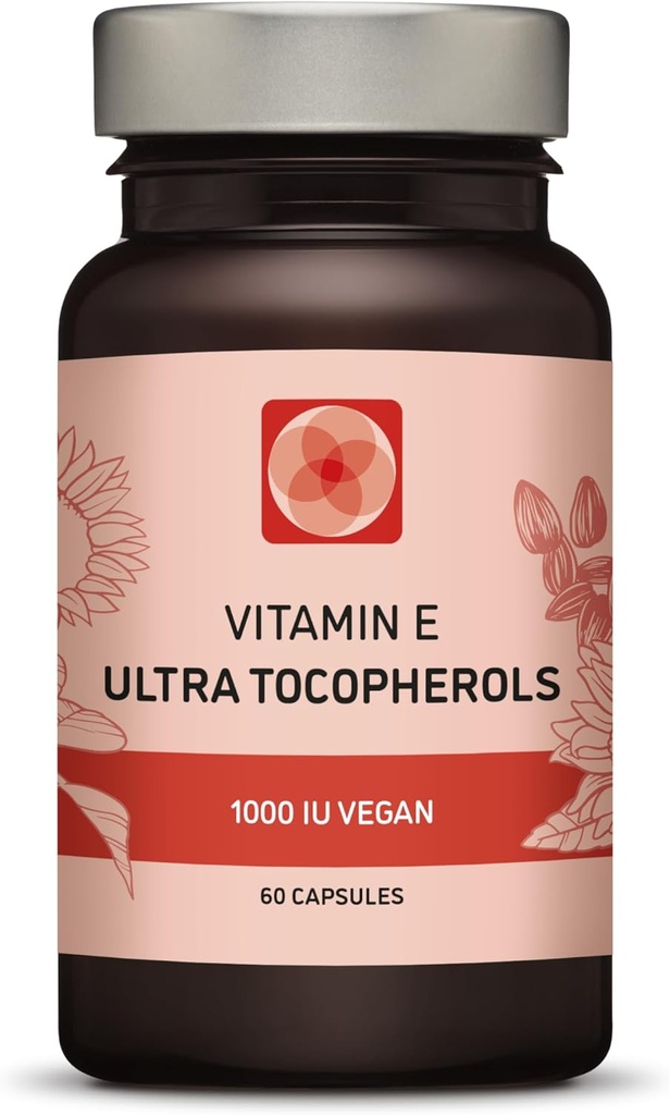 Vitamina E 1000 UI Ultra Tocopherol 450 mg Vitamina E Vegan 