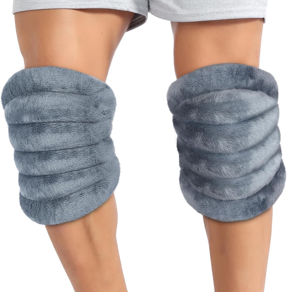 Atsuwell Microwave Încălzire Pad pentru genunchi, Microwavable Încălzire Knee Wrap pentru Elbow, Cramps, Muscle, Joint, Knee Încălzire Pad Microwavable Warm Compression, 2 Packs