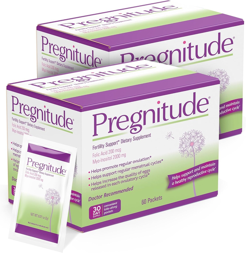 Suportul pentru fertilitatea reproducerii pregnitude - ajută la promovarea ovulaţiei regulate - Cicluri menstruale şi la creşterea calităţii ouălor - 60 zile de aprovizionare 120 Pachete
