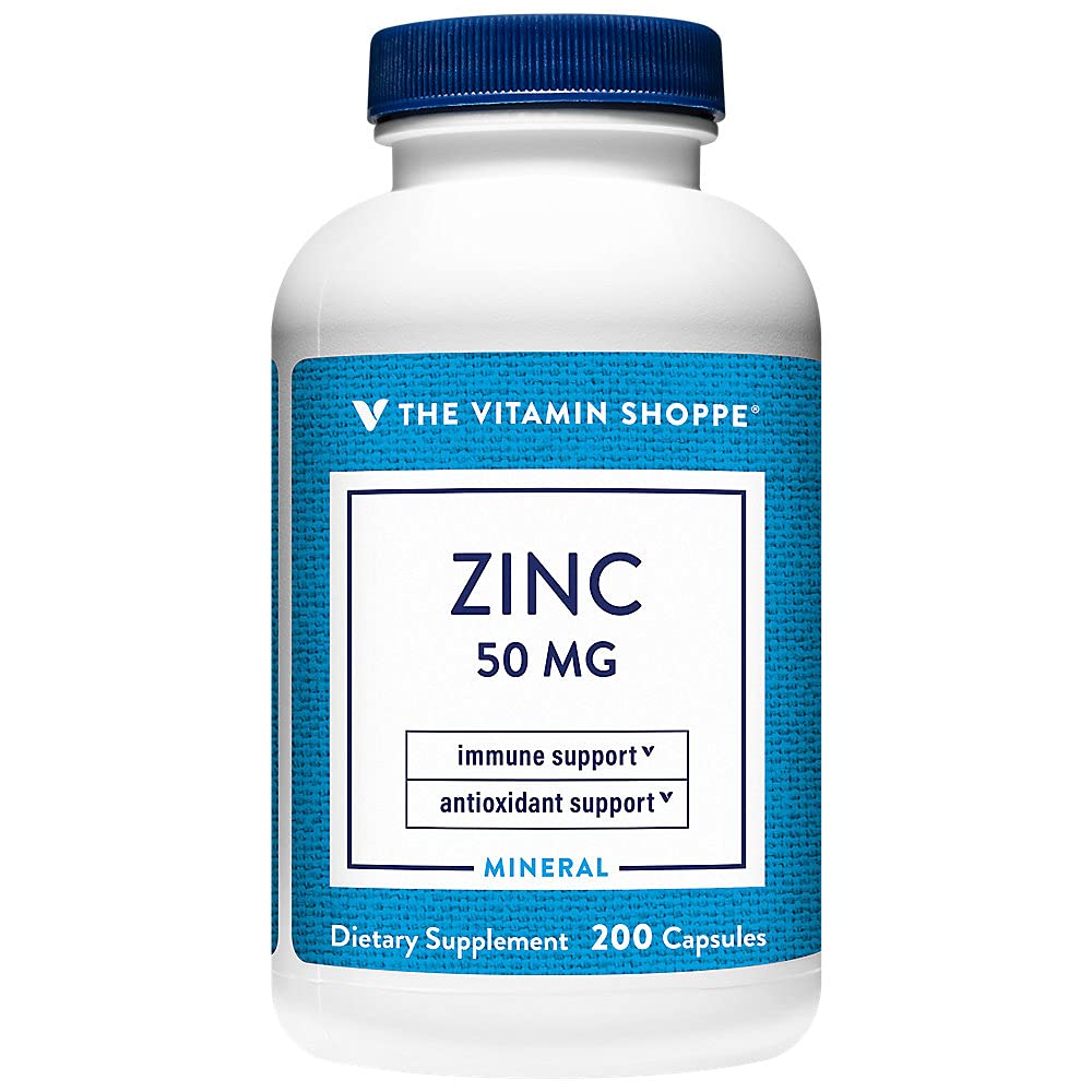 Vitamina Shoppe Zinc 50 MG Per Serving (200 capsule)