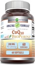 Amazing Formulas CoQ10 cu Bioperine Supliment 