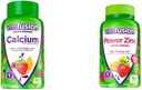 Vitafuzie Vitamine Gummy de calciu pentru suport osos, 100 Conte & putere Gummy vitamine de zinc pentru suport imunitar, 90 Conte