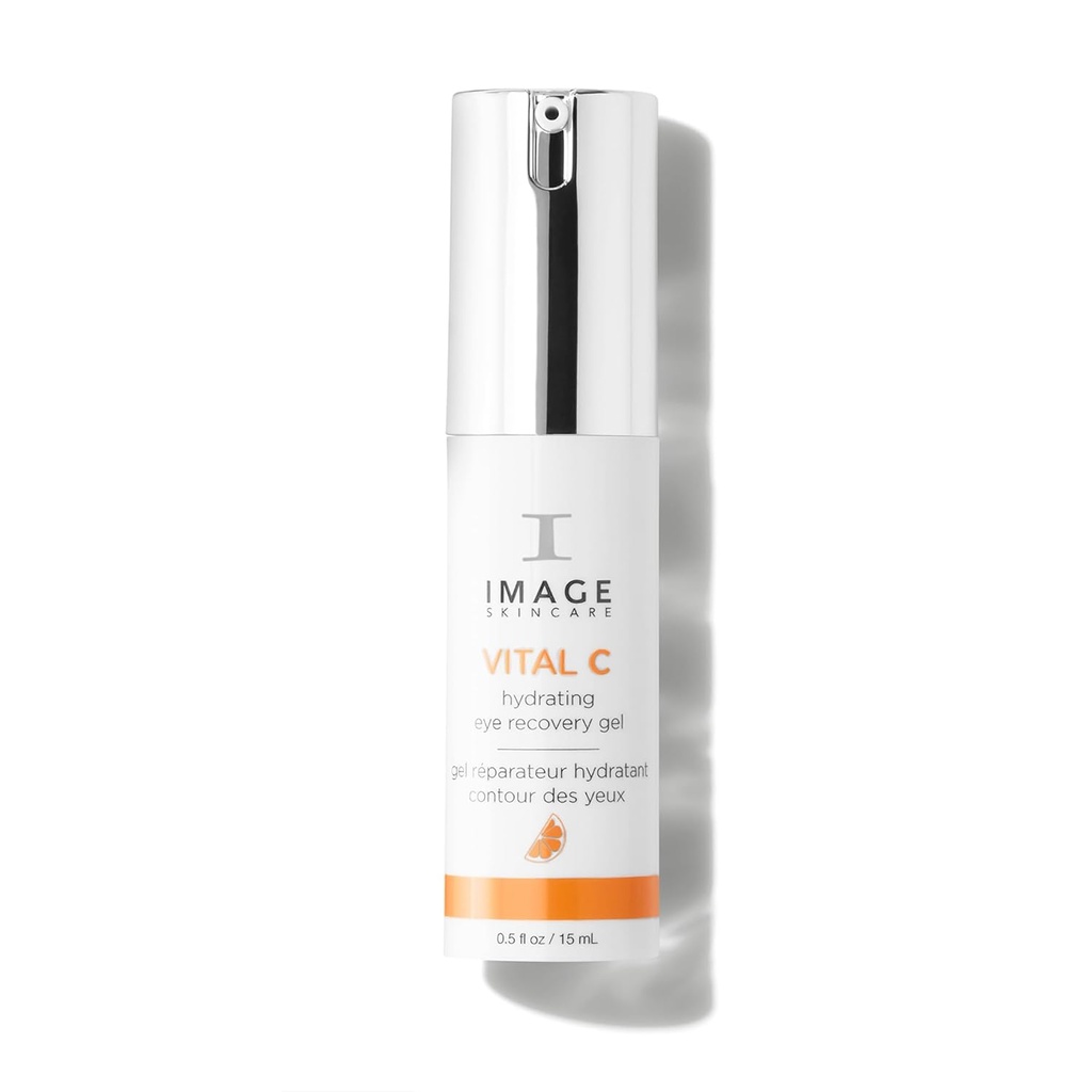 IMAGINE Skincare, VITAL C Hidratare ochi de recuperare Gel, cu vitamina C și peptide pentru a reduce aspectul de cercuri întunecate, pungi, și riduri sub ochi, 0,5 fl oz