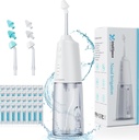 Sistem de irigatii nazale Portabil Clătire Nasal Masina pentru Sinus Alergie Ajutor Nasal - Electric Neti Pot pentru Irigare Nasal - Sinus Clătite Kit cu 6 Duze 40 Salt Packs