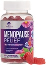 Menopauza Supliment pentru femei - Menopauza completa Menopauza Relief Gummy pentru Flash-uri usoare si transpiratii nocturne, Echilibru natural si suport energetic, Vitamine menopauze, Non-GMO - 60 Gummies