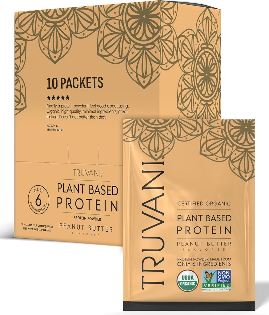 Truvani Vegan Pea Powder Pudră de proteine de arahide 