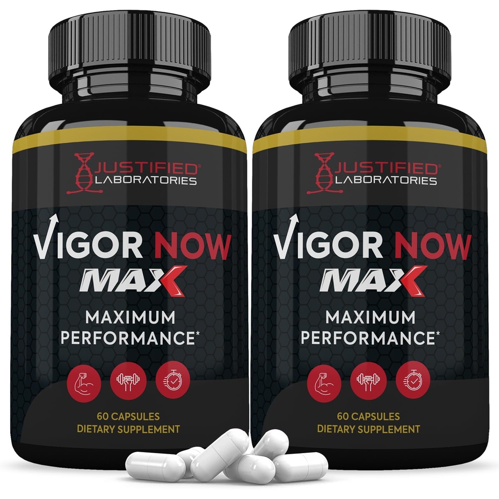 Laboratoare justificate (2 Pack Vigor Acum Max 1600MG Advanced Men's Health Formula 120 Capsule
