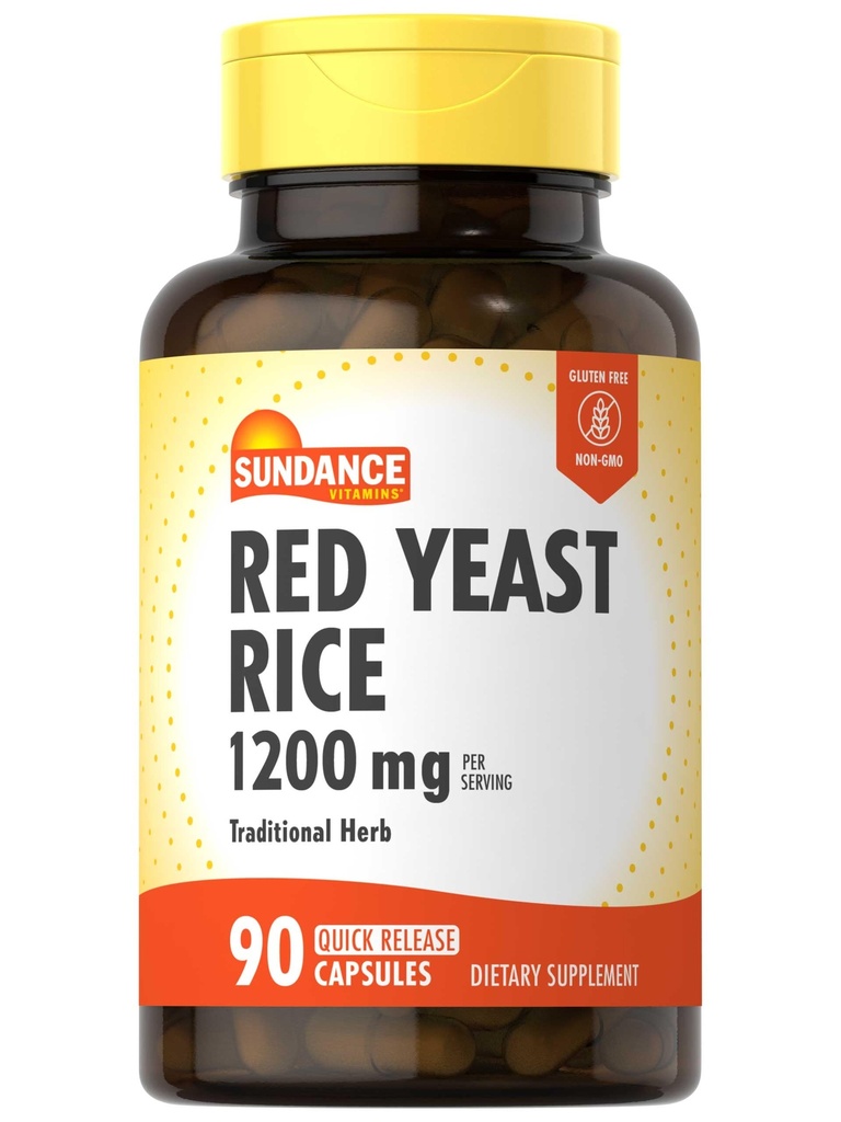 Sundance Red Yeast Rice Capsules 1200mg 