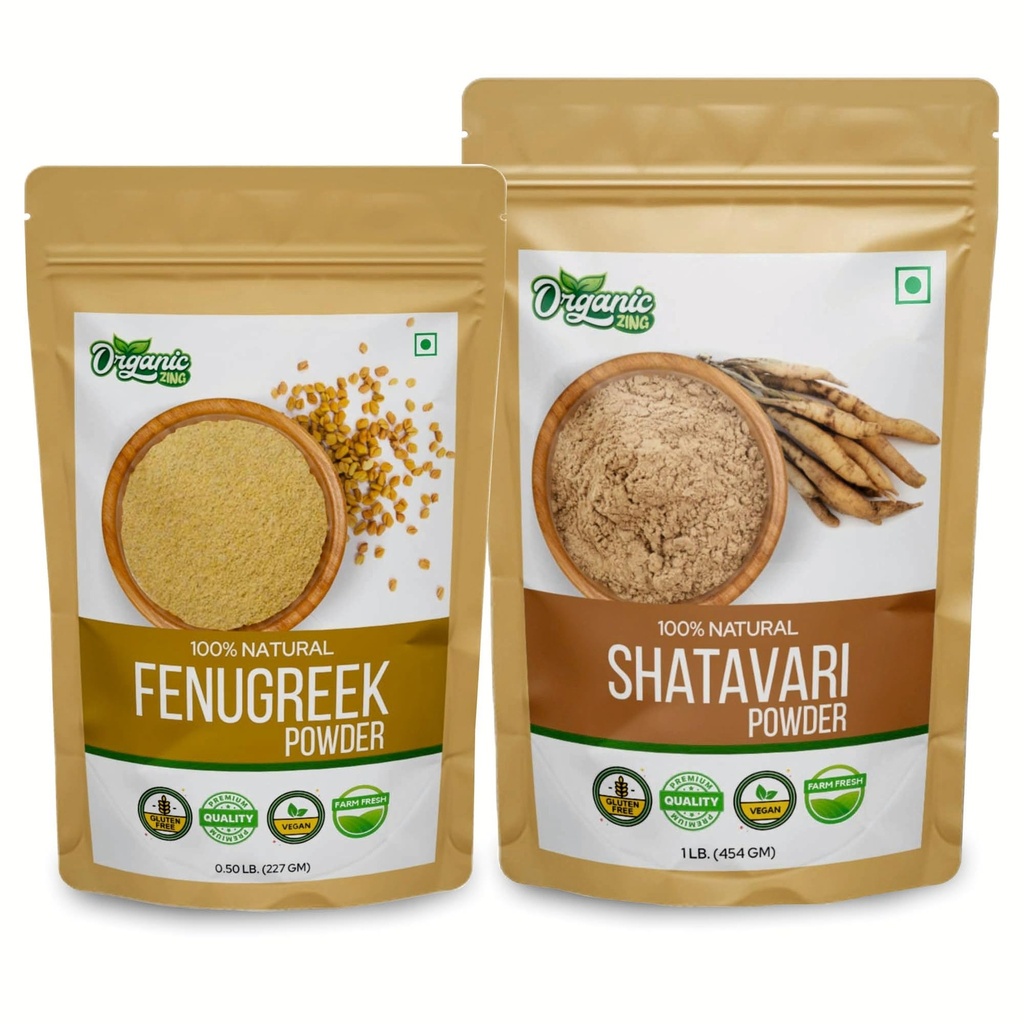 ORGANIC ZING Shatavari- 454g & Schinduf pulbere- 227g