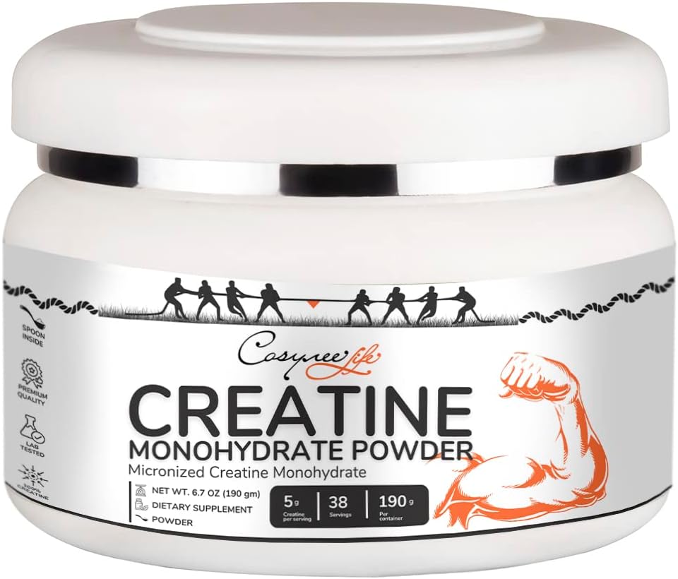 cosynee Creatină Monohidrat Pulbere micronizată (6,7oz (1900g)