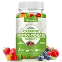 Creatin Monohidrat Gummies - 5g Creatina pentru barbati, forta musculara imbunatatita, focalizare si rezistenta, Constructor muscular,L-Taurină + vitamina B12,Vegan, Gluten-Free 80 Conte