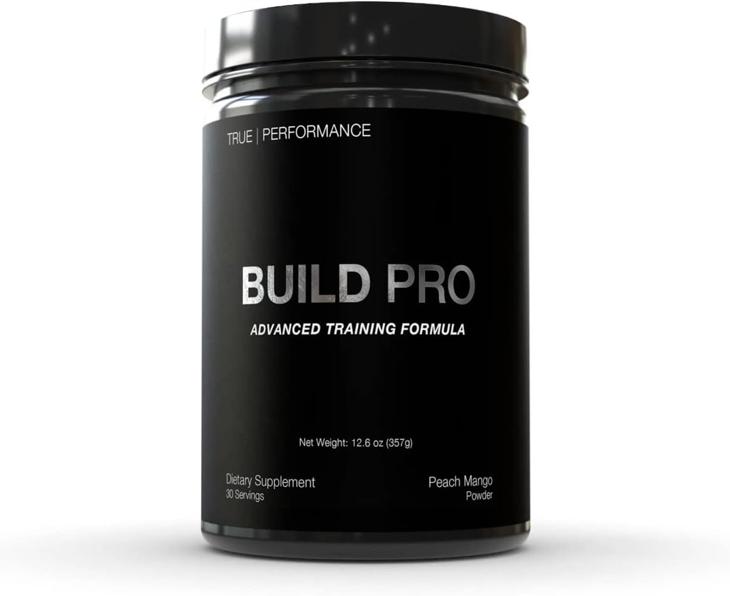 Construi Pro pentru construirea musculare și de recuperare, Peach Mango, brevet în așteptare GAA + Creatină Monohidrat, Pentru puterea, performanța, musculare de creștere - Betaina, Beta Alanina, Zinc, Boron Citrate - 30 Serviri