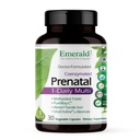 Emerald Labs Prenatal 1-Daily Multi - Multivitamine prenatale cu Folat metilat, fier, întreg alimente Blend & More - Soy-Free, Gluten-Free - 30 capsule vegetale