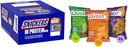 SNICKERS Hi Proteine Peanut Caramel Bar Bulk Box, Quest Tortilla Proteine chips-uri pachet varietate