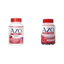 AZO Cranberry tract urinar Suplimentul de sănătate Softgels & Gummies, 1 Softgel/Gummy = 1 suc de merișor de sticlă, zahăr fără, non-GMO, 100 Softgels & 72 Gummies