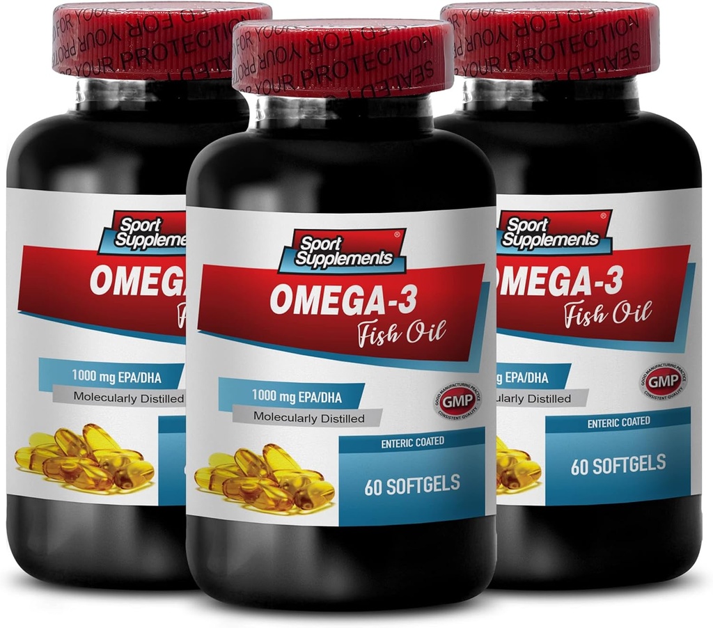 Omega-3 8060 Ulei de pește - ulei de pește - Suplimente ulei de pește, ulei de pește Omega 3 Suplimente, Omega 3 Suplimente, Omega 3 Suplimente acid gras, ulei de pește sălbatic Alaska, Omega 3-3 Bot 180 Softgels pur