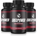 (3 ambalaj) ErecPower pentru bărbaţi, Pastile ErecPower oficiale, All Natural Barbat Supliment, Capsule pentru a stimula energia şi sănătatea generală, Erec Power Support pentru performanţă maximă, Vitamina, Review (180 capsule)