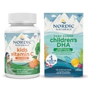 Nordic Naturals Starter Pack - copii DHA Veg Gummy Chews și copii Vitamina C Gume