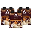 Atkins Café Caramel Iced de cafea aroma de proteine Shake, Shake de proteine ridicate, Glicemic scăzut, Carb scăzut și zahăr scăzut, Keto Friendly, Gluten gratuit, 12 Conte