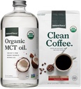 Natural Force Organic Ground Clean Coffee + Organic MCT Oil Bundle 