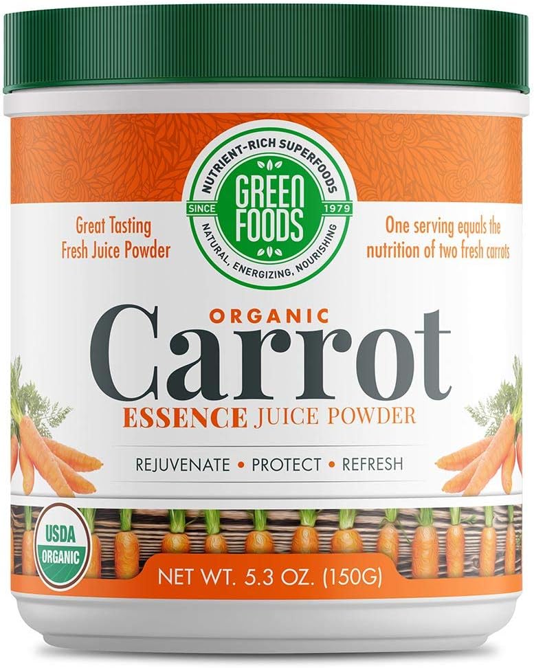 Green Foods - Morcov Essence, 5.3 oz pulbere