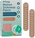 40PCS Motion Sickness Patch-uri, Anti Greață Sea Patch pentru Cruise, Fără efecte secundare pentru mașini și plimbări cu barca, nave, Cruise și Airplane & Alte forme de transport - pentru adulți și copii (40PCS)