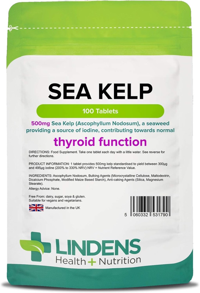 Lindens Kelp comprimate 100 x 500 mg mare potenta 1-a-zi