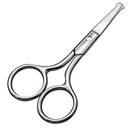 Foarfece mici cu design tip rotund - Rooming profesionale pentru par, gene, nas, eyebrowing, mustață - nu va afecta cavitatie nasal