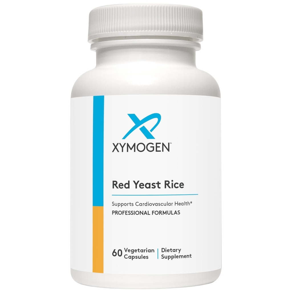 XYMOGEN Red Yeast Rice - non-GMO Red Yeast Rice Supliment pentru a ajuta la mentinerea deja sanatoase sange lipide + Colesterol nivele - suport cardiovascular - Testat Citrinina-Free (60 capsule)