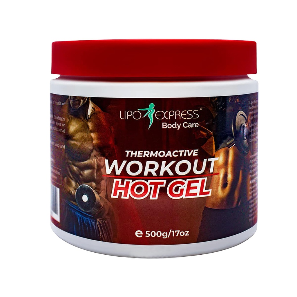 Antrenament Îmbunătățirea grăsime ardere fierbinte Gel de LipoExpress 17 Oz - Cel mai bun cald-Gel Cream. Perfect pentru antrenamente și Slimming. Gel fierbinte termoactiv - de asemenea mare pentru relaxarea musculare și masaj