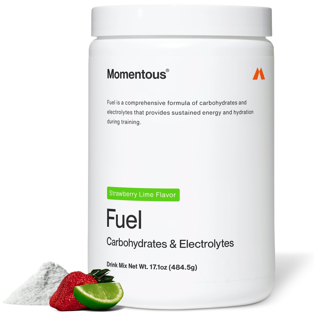 Carburant momentan în amestec de energie de lucru și de băuturi hidratare - pulbere pentru energie susținută în timpul antrenamentelor - NSF Certified for Sport - OMG- & Gluten-free - Lămâie de căpșuni